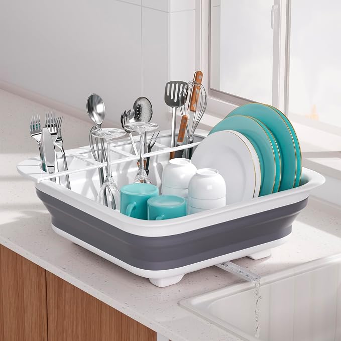 THANSTAR Collapsible Dish Drying Rack by THANSTAR