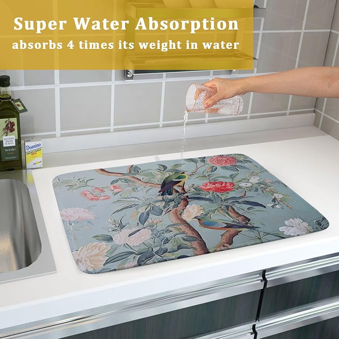 Khope Chinoiserie Dish Drying Mat - Image 7