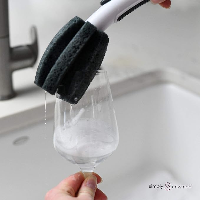 | The WINE Brush – One Step Patented Stemware Cleaning Sponge - Image 5