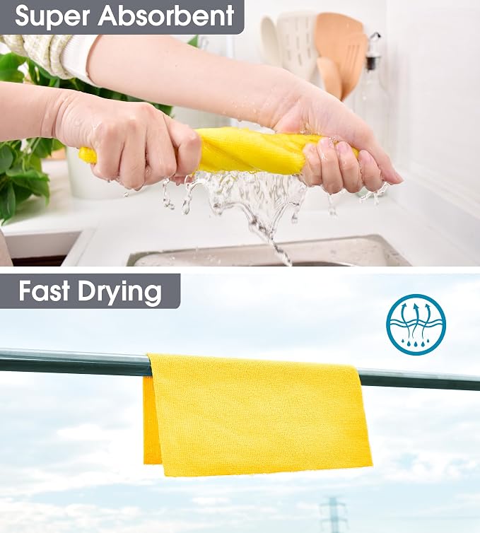 KitchLife Microfiber Cleaning Cloth Roll - Image 2