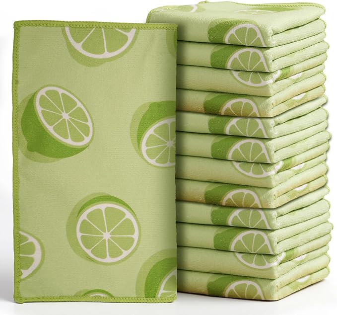 YUA Microfiber Cleaning Cloth 12 Pack, Microfiber Towels Cleaning, Microfiber by Unknown