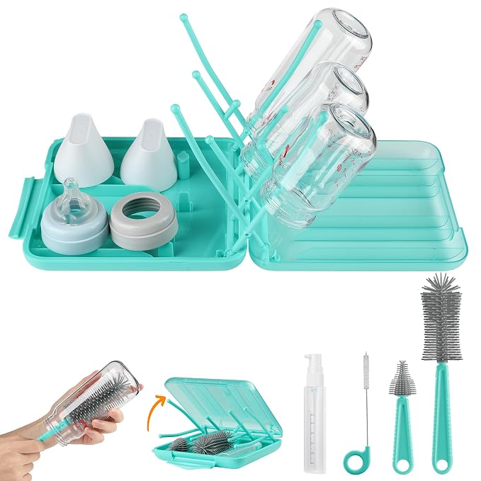 6 in 1 Bottle Brush Set, Bottle Cleaner Brush Kit by MothersMust-haveGiftsList