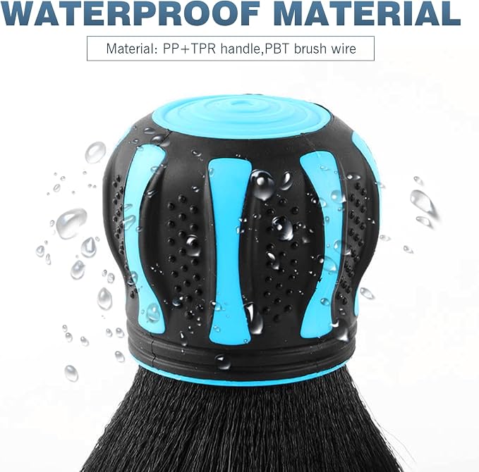 Car Detailing Brush, Non-Slip Handle Ball-Shaped Multi-Function Cleaning Tool - Image 3