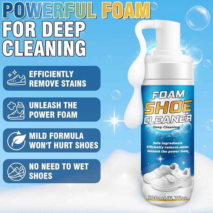 Shoe Cleaner, Deep Cleaning Sole Sneaker Cleaner, Shoe Cleaning Kit - Image 2