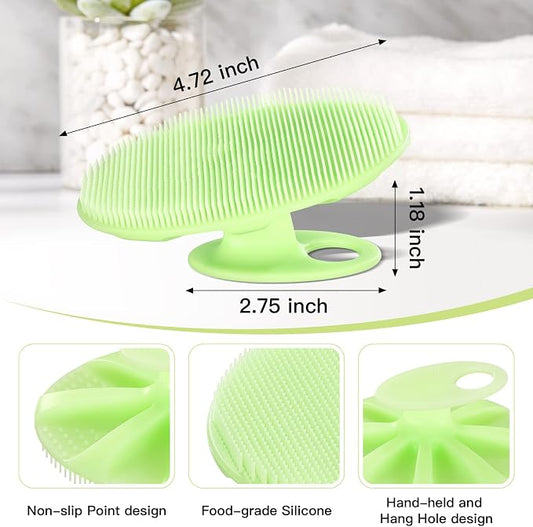 INNERNEED Food-Grade Soft Silicone Body Cleansing Brush Shower Scrubber - Image 2