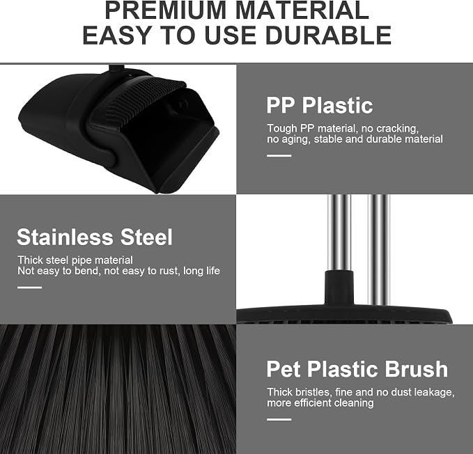 Broom and Dustpan Set, Household Broom - Image 4