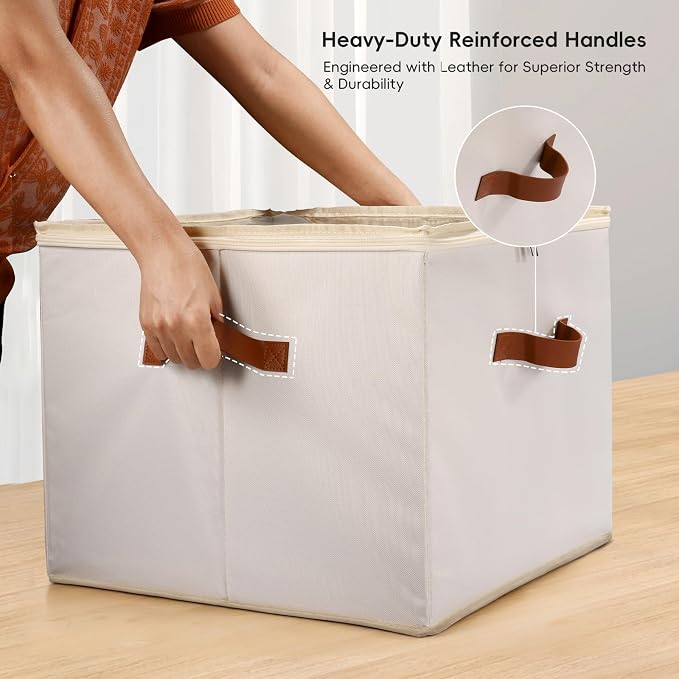Shoe Organizer for Closet, 3 Pack Shoe Storage Bins - Image 6