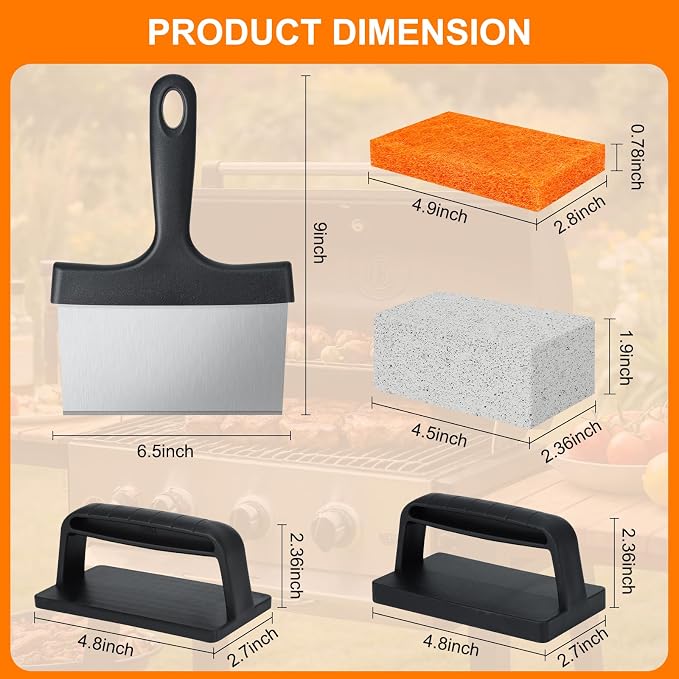 Griddle Cleaning Kit Compatible - Image 4