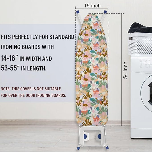 Ironing Board Cover and Pad 15x54 Inch Standard Ironing Board Cover - Image 2