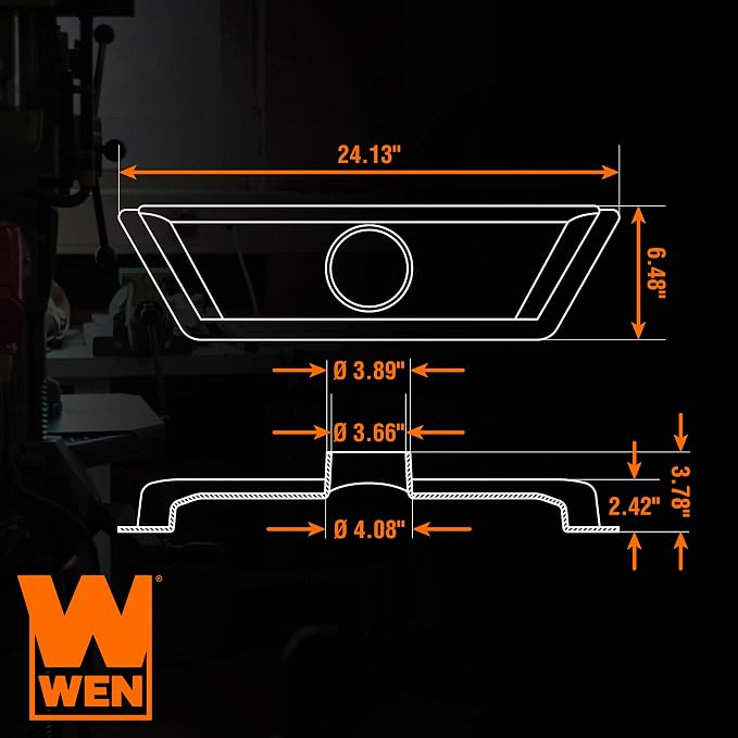 WEN 22-Inch Dust Hose Floor Sweep - Image 2