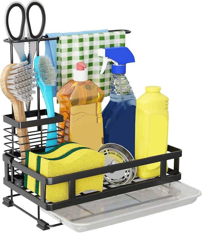 Godboat Dish Soap Dispenser, Kitchen Sink Organizer - Image 8
