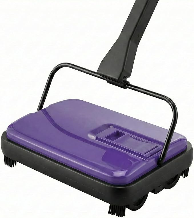 Manual Carpet Sweeper, Electric-Free Quiet Floor Sweeper by Unknown