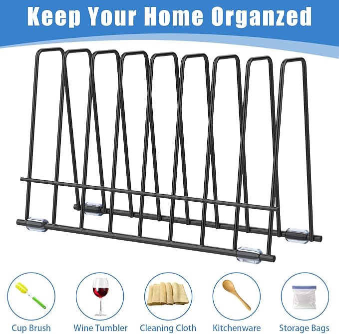 AKAZA 2 Pack Reusable Bags Drying Rack-Multiple Kitchen Storage Organizer - Image 2