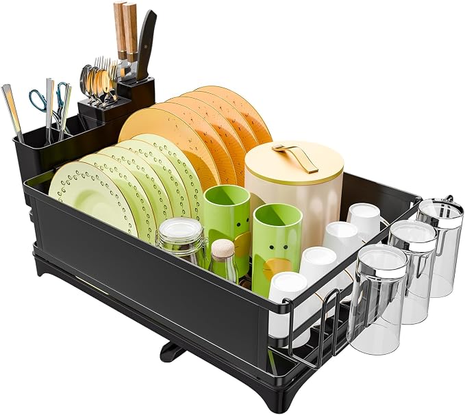 Simple Trending Dish Rack, Steel Dish Drying Rack by SimpleTrending
