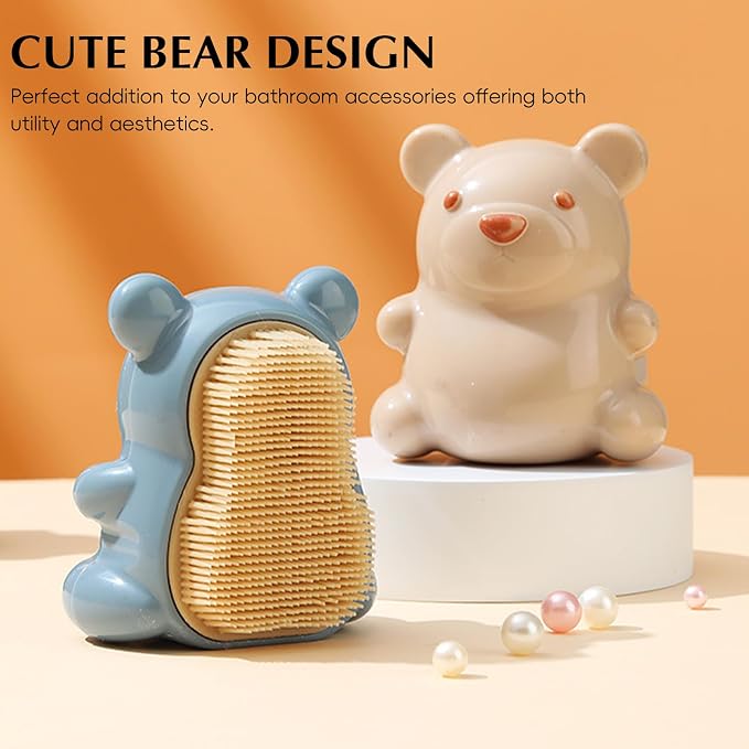 Bear Fingernail Brush, Kids Nail Brush - Image 2