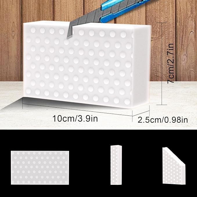 12 Pack 2.5 x Density Magic Erasers Cleaning Sponge Multi-Functional Melamine - Image 3
