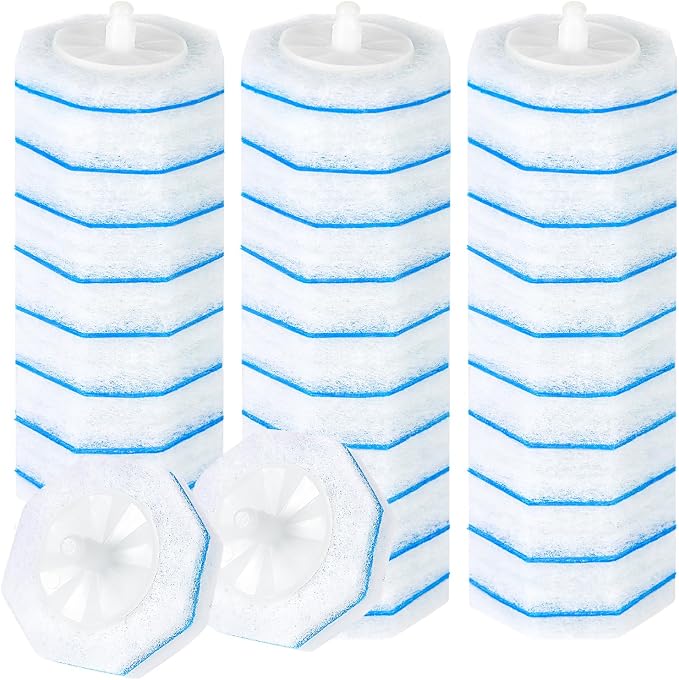 30 Count Toilet Brush Refills Disposable Bowl Cleaners Compatible by HDOET