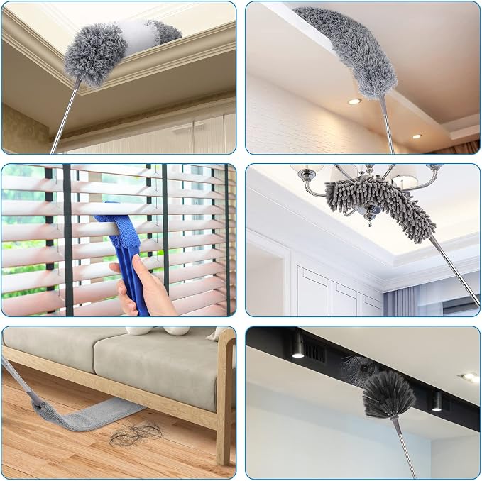 Microfiber Extendable Feather Duster - Image 7