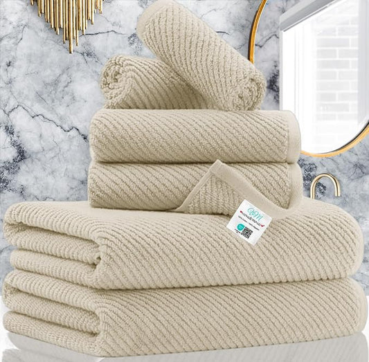 VOOVA & MOVAS Bath Towel Sets by VOOVAMOVAS