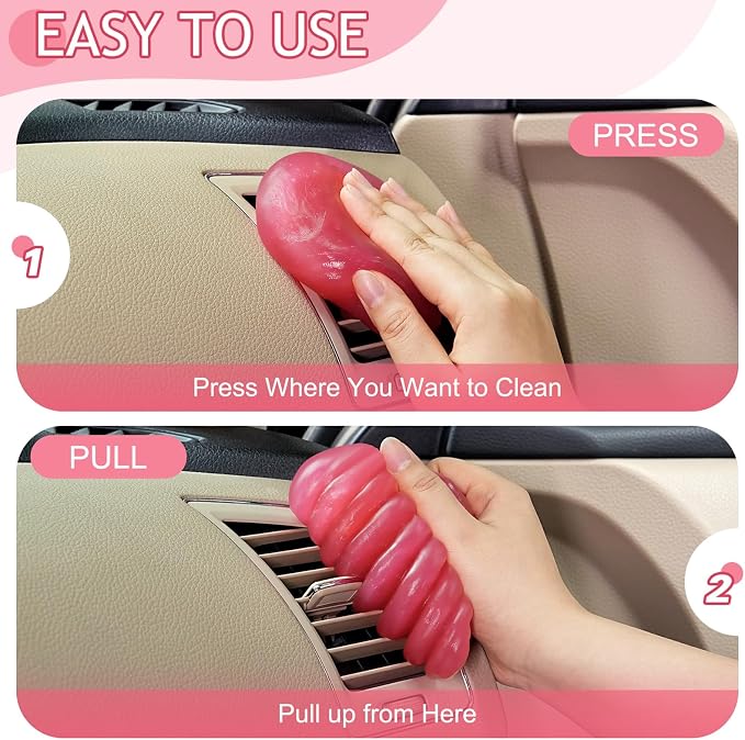 Car Cleaning Gel Car Cleaning Putty Car Putty Car Interior Cleaner Car Slime - Image 4
