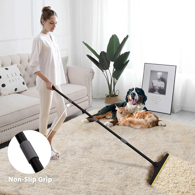 B-Land Carpet Rake for Pet Hair Removal, Reusable Pet Hair Remover - Image 3