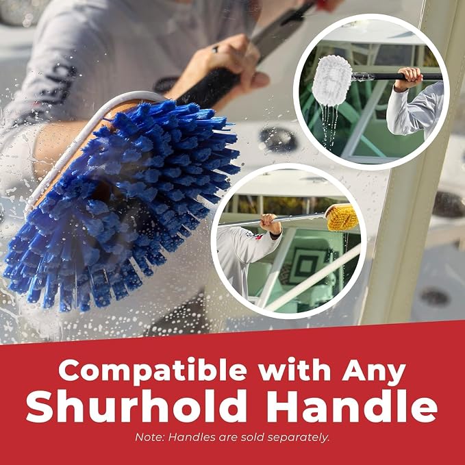 Shurhold 6" Nylon Extra Soft Bristles Deck Brush - Image 7