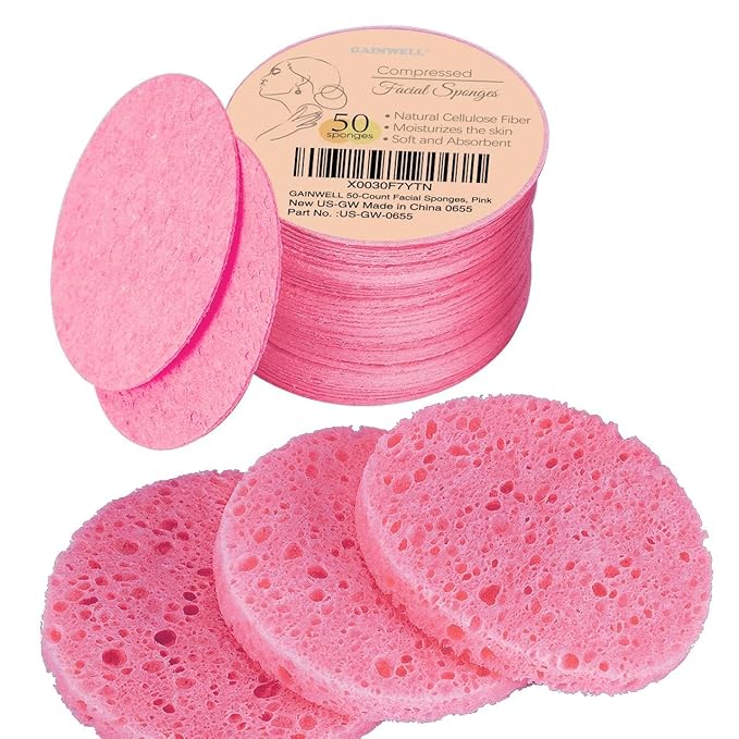 GAINWELL 50-Count Compressed Facial Sponge by GAINWELL