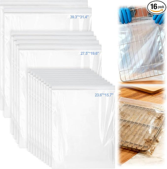 Palksky Oven Rack Cleaning Bags, 3 Sizes Heavy Duty No Scrub Oven Rack Cleaning by Palksky