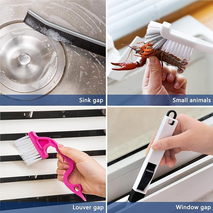 14Pcs Small Crevice Cleaning Brush Set, Groove Gap Cleaning Tool - Image 5