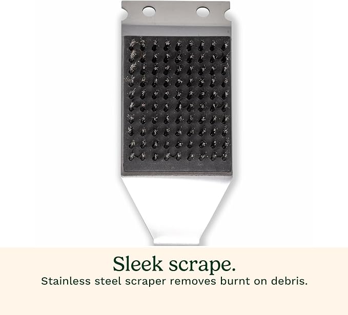 Cuisinart Stainless Steel 16.5" Long Handle Grill Cleaner Brush and Scraper - Image 6