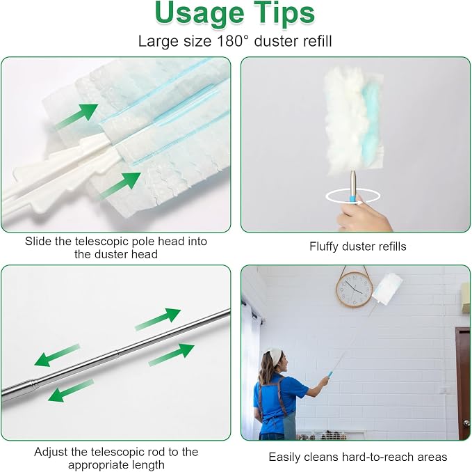 180° Microfiber Duster Refills - Image 3