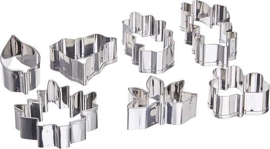 Ateco 7 pc Stainless Steel Leaf Cutter Set by Ateco