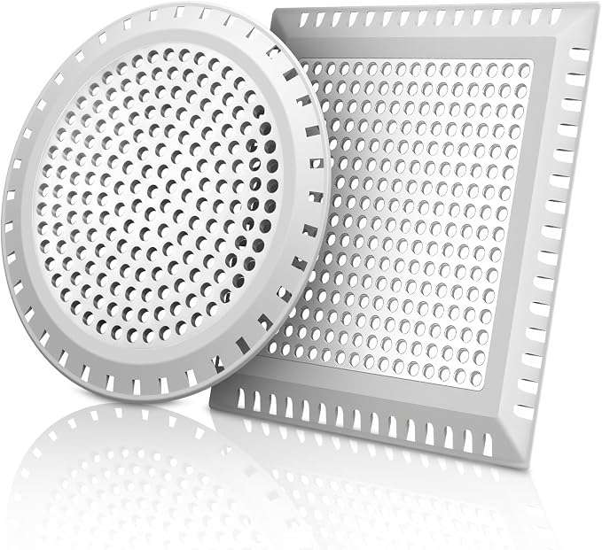 Shower Drain Hair Catcher/Drain Strainer, 2 Pack Shower Drain Cover by Aojuxix
