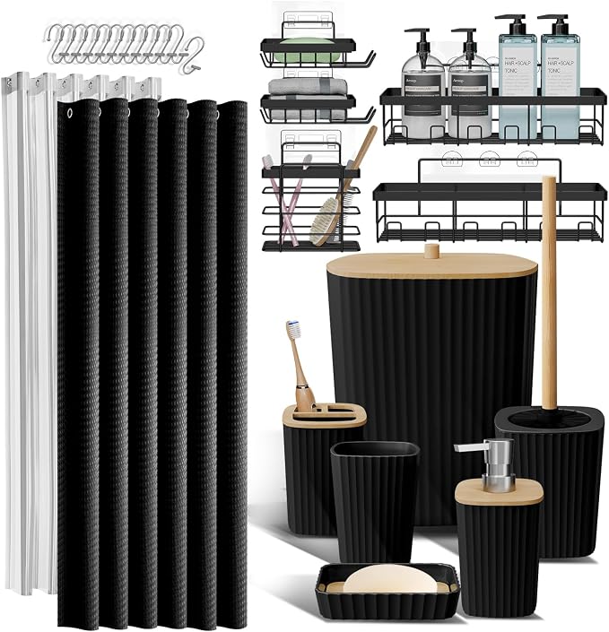 Clara Clark Bathroom Accessories Set by ClaraClark