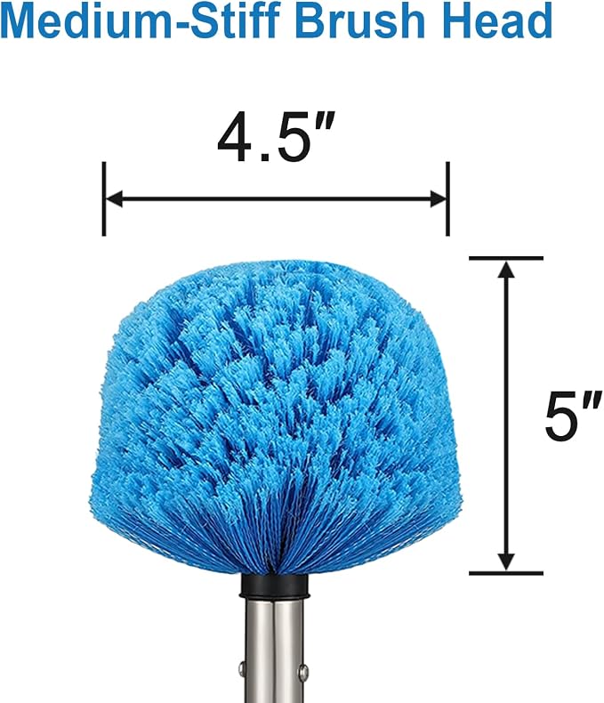 Cobweb Duster with Extension Pole, 6 FT Stainless Steel Pole with Spider Web - Image 4