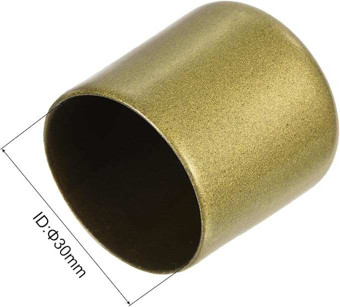 uxcell 20pcs Rubber End Caps 30mm ID Vinyl Round Tube Bolt Cap Cover Thread - Image 3