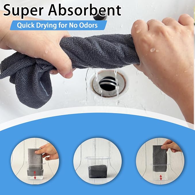 75 Pack Microfiber Cleaning Cloth Roll, Reusable Tear Away Microfiber Towels - Image 3