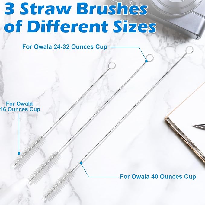 Palksky Water Bottle Cleaning Brush Kit, Brush and Straw Cleaner - Image 5