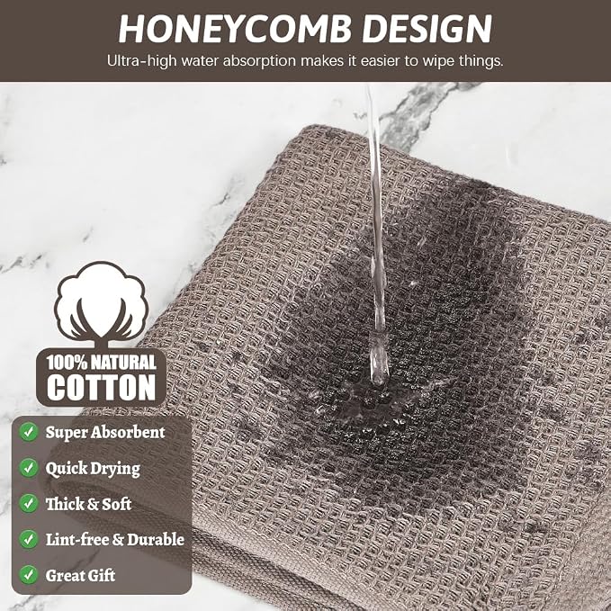 Nialnant 100% Cotton Dish Cloths - Image 4