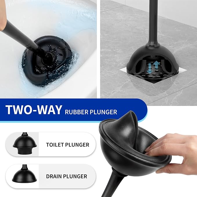 MR.SIGA Toilet Plunger and Bowl Brush - Image 5