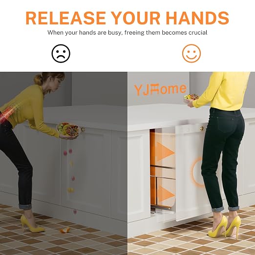 YJHome Pull Out Trash Can Under Cabinet - Image 3