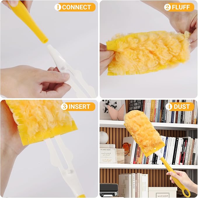 360° Heavy Duty Duster Refills for Swiffer Duster, Disposable Dusters for - Image 3