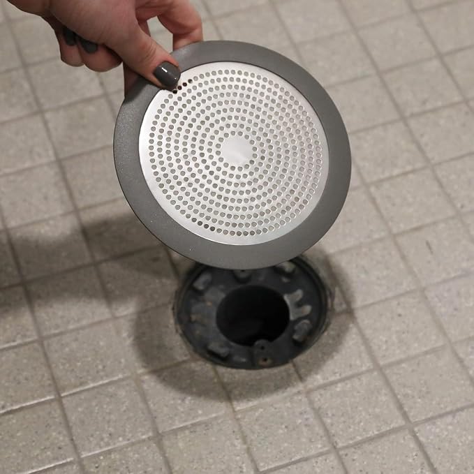 Round Shower Drain Cover Hair Catcher 5.5 inch, Hair Stopper - Image 7