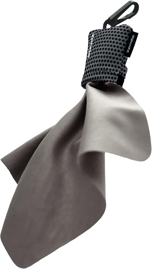 SPUDZ Ultra Microfiber Lens Cleaner – Closable Pouch, Washable – by ALPINEINNOVATIONS