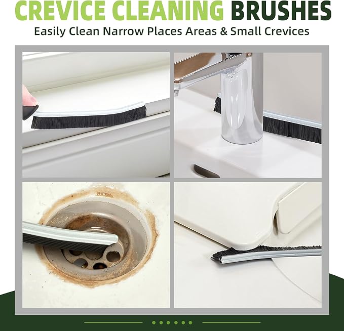 Cleaning Brush - Hard Bristle Crevice Cleaning Brush - Image 2