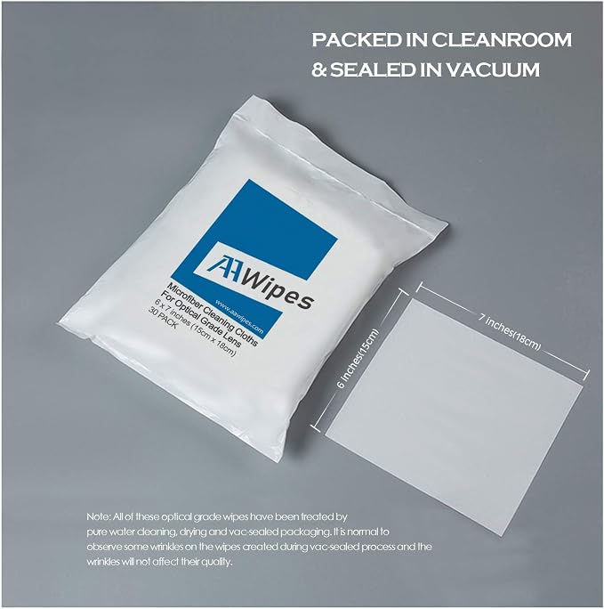 AAwipes Eyeglasses Cleaning Cloths Microfiber Lens Cleaning Cloths - Image 8