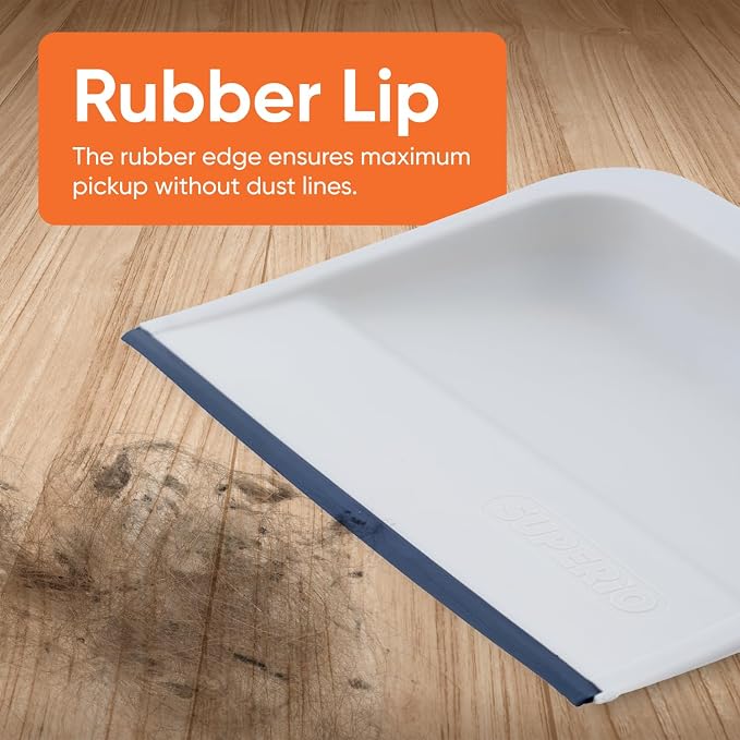 Superio Clip-On Dustpan with Rubber Lip - Image 4