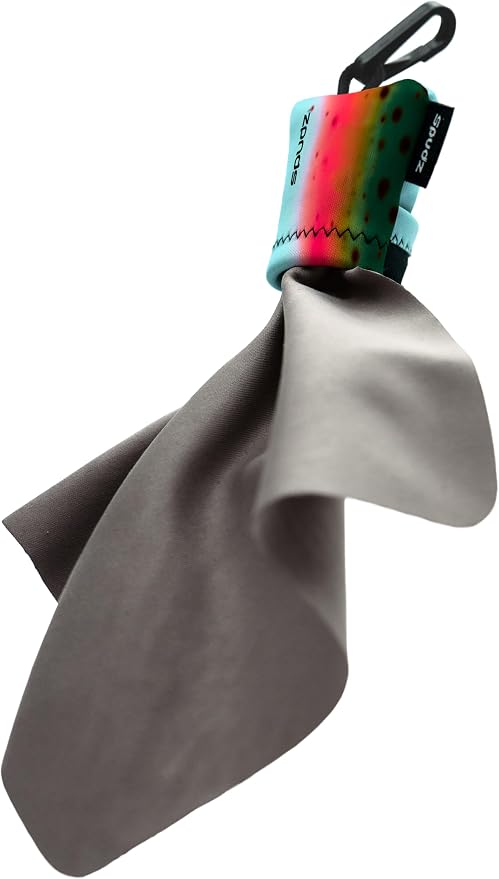 SPUDZ Ultra Microfiber Lens Cleaner – Closable Pouch, Washable – by ALPINEINNOVATIONS