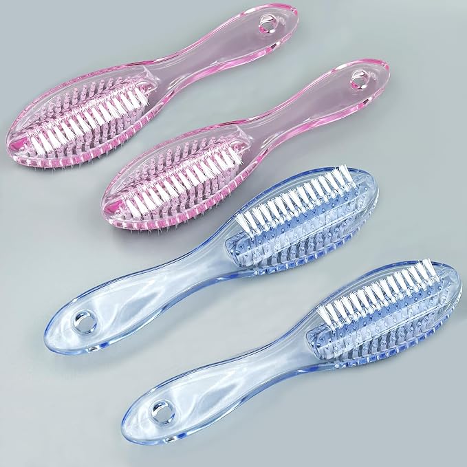 Handle Grip Nail Brush Two Sided Hand Fingernail Cleaning Brush Foot Scrub - Image 8
