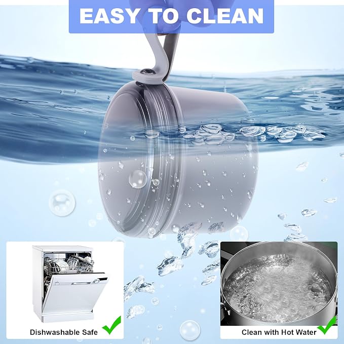 Denture Case, Leak Proof Denture Bath Cup - Image 4